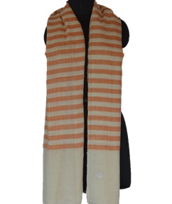 Fasino Orange kashmir pashmina (1)