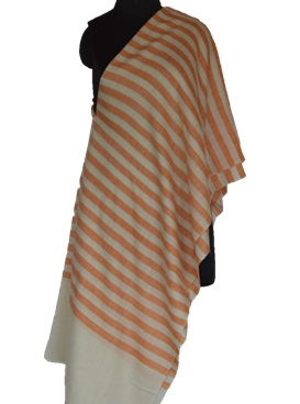 Fasino Orange kashmir pashmina (2)